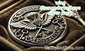 Wing Diamondcrosskeys Silver Mark