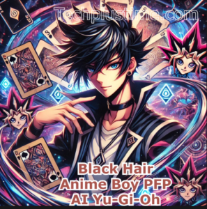 Black Hair Anime Boy PFP AI Yu-Gi-Oh